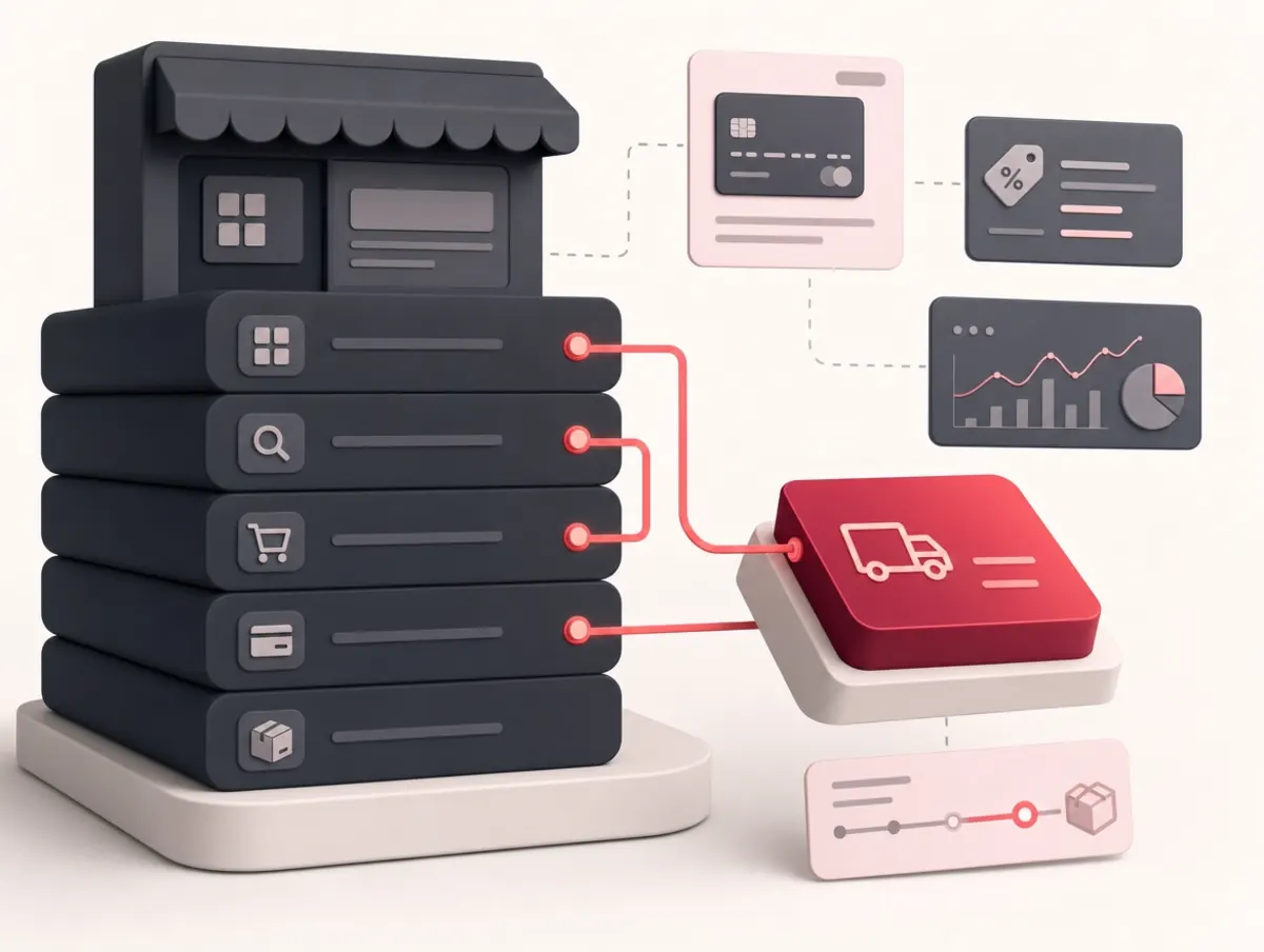 Digital commerce storefront and online shopping workflow