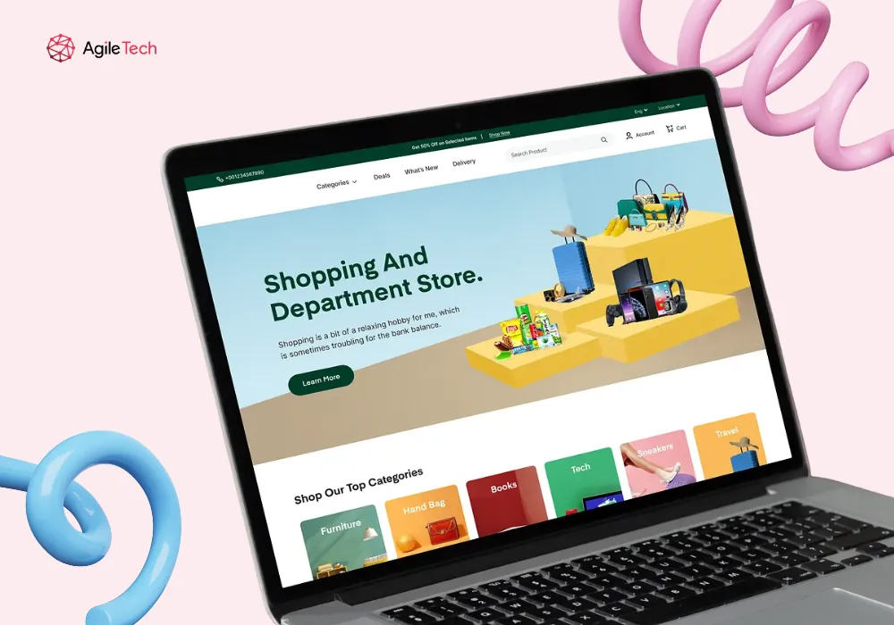 e-commerce platform website