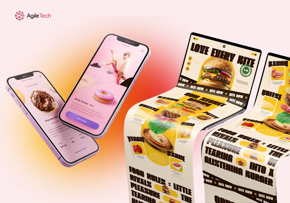 Customer ordering experience of the BMin online ordering app